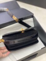 CC MINI 22 FLAP BAG IN BLACK CALFSKIN GOLD HARDWARE - Image 8