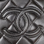 CC MINI 15 BOX BAG IN BLACK CALFSKIN GOLD HARDWARE - Image 4