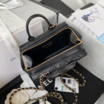 CC MINI 15 BOX BAG IN BLACK CALFSKIN GOLD HARDWARE - Image 7
