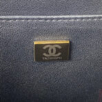 CC MINI 15 BOX BAG IN BLACK CALFSKIN GOLD HARDWARE - Image 6