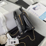 CC MINI 15 BOX BAG IN BLACK CALFSKIN GOLD HARDWARE - Image 10