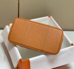 GARDEN PARTY 36CM IN WHITE TOILETS COTTON CANVAS AND BROWN - Image 4