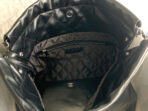 CC LARGE 42 HANDBAG IN BLACK SHINY CALFSKIN SILVER HARDWARE - Image 8