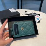 CC ZIPPED COIN PURSE 11 OCEAN GRAINED CALFSKIN - Image 2