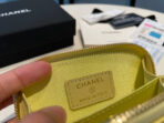 CC ZIPPED COIN PURSE 11 YELLOW GRAINED CALFSKIN - Image 5