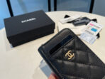 CC ZIPPED COIN PURSE 11 BLACK GRAINED CALFSKIN - Image 7