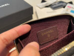 CC ZIPPED COIN PURSE 11 BLACK GRAINED CALFSKIN - Image 5