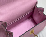 KELLY MINI 20 BAG IN BABY PINK  WITH GOLD HARDWARE - Image 7
