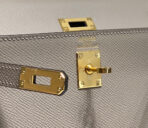 KELLY MINI 20 BAG IN LIGHT BROWN  WITH GOLD HARDWARE - Image 5