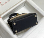 KELLY MINI 20 BAG IN BLACK  WITH GOLD HARDWARE - Image 9