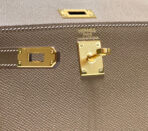 KELLY MINI 20 BAG IN MEDIUM BROWN  WITH GOLD HARDWARE - Image 5