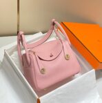 HM LINDY 26 BAG IN BABY PINK   GOLD HARDWARE
