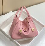 HM LINDY 26 BAG IN BABY PINK   GOLD HARDWARE - Image 2