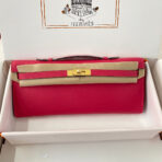 KELLY CUT 31 IN CHERRY RED  WITH GOLD HARDWARE