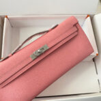 KELLY CUT 31 IN SALMON PINK  WITH SILVER HARDWARE - Image 5