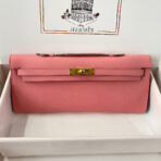 KELLY CUT 31 IN SALMON PINK  WITH GOLD HARDWARE - Image 2
