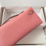 KELLY CUT 31 IN SALMON PINK  WITH GOLD HARDWARE - Image 6