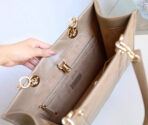 LARGE TOTE BOOK 36 BAG IN BEIGE CREAM - Image 10