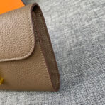 HM CLUTCH CONSTANCE 22 ASH BROWN  GOLD HARDWARE - Image 9