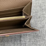 HM CLUTCH CONSTANCE 22 ASH BROWN  GOLD HARDWARE - Image 8