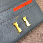 HM CLUTCH CONSTANCE 22 CERULEAN  GOLD HARDWARE - Image 6