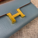 HM CLUTCH CONSTANCE 22 CERULEAN  GOLD HARDWARE - Image 2