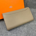 HM CLUTCH CONSTANCE 22 KHAKI  GOLD HARDWARE - Image 8