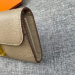 HM CLUTCH CONSTANCE 22 KHAKI  GOLD HARDWARE - Image 9