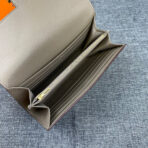 HM CLUTCH CONSTANCE 22 KHAKI  GOLD HARDWARE - Image 3