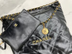 CC LARGE 42 HANDBAG IN BLACK CALFSKIN GOLD HARDWARE - Image 5