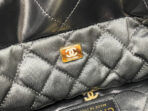 CC LARGE 42 HANDBAG IN BLACK CALFSKIN GOLD HARDWARE - Image 6