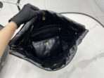 CC LARGE 42 HANDBAG IN BLACK CALFSKIN GOLD HARDWARE - Image 10