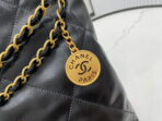 CC MEDIUM 37 HANDBAG IN BLACK CALFSKIN GOLD HARDWARE - Image 8