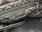 CC MEDIUM 37 HANDBAG IN BLACK CALFSKIN GOLD HARDWARE - Image 6