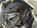 CC LARGE 42 HANDBAG IN BLACK SHINY CALFSKIN GOLD HARDWARE - Image 5