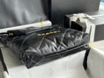 CC MEDIUM 37 HANDBAG IN BLACK SHINY CALFSKIN GOLD HARDWARE - Image 10
