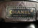 CC MEDIUM 37 HANDBAG IN BLACK SHINY CALFSKIN GOLD HARDWARE - Image 5