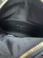 MINI HOBO BAG 16 IN BLACK LAMBSKIN - Image 9