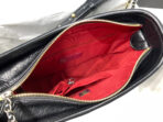 HOBO BAG 25 WITH STRAP IN BLACK CALFSKIN GOLD AND SILVER HARDWARE - Image 9
