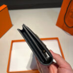 HM BEARN WALLET 17.5 BLACK  GOLD HARDWARE - Image 4