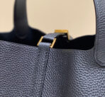 HERM Picotin lock 22 black  GHW - Image 3