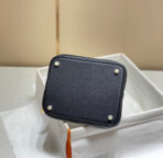 HERM Picotin lock 22 black  GHW - Image 9