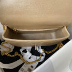 Flap Bag 24cm Gold Lambskin Gold Hardware - Image 5