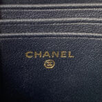 CC MINI 17 CLUTCH WITH STRAP IN BLACK CALFSKIN - Image 6