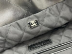 CC LARGE 42 HANDBAG IN BLACK CALFSKIN SILVER HARDWARE - Image 8