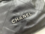 CC LARGE 42 HANDBAG IN BLACK CALFSKIN SILVER HARDWARE - Image 6