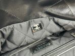 CC MEDIUM 37 HANDBAG IN BLACK CALFSKIN SILVER HARDWARE - Image 9