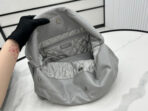 CC LARGE 42 HANDBAG IN GREY CALFSKIN SILVER HARDWARE - Image 9