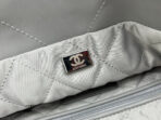 CC MEDIUM 37 HANDBAG IN GREY CALFSKIN SILVER HARDWARE - Image 8
