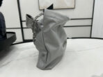 CC MEDIUM 37 HANDBAG IN GREY CALFSKIN SILVER HARDWARE - Image 10